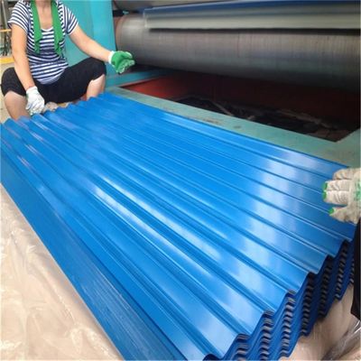 Colour Coated Galvanized Steel Roofing Sheet DX51D+Z90 Corrugated
