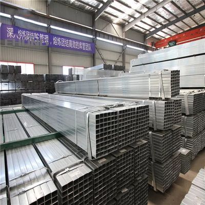 Hot Dipped Weld Galvanized Steel Square Tube Pipe ASTM Q195 Q235 Q345 75x75