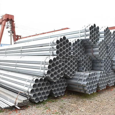 SGCC Galvanized Steel Tube 30mm Hot Dipped GI Round Pipe For Construction