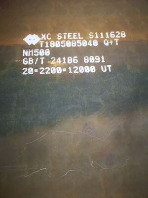 12mm HR Abrasion Resistant Metals Plate Carbon Steel Sheet ISO NM400 NM500