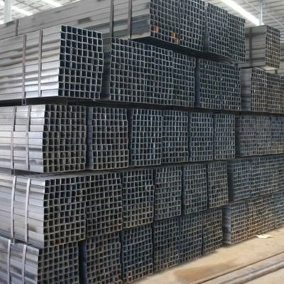 Q195 Black Rectangular Steel Tube 6m Hollow Section Pipe For Fence Tubing